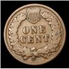 Image 3 : 1874 Indian Cent 1c Grades f details