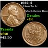 Image 1 : 1922-d Lincoln Cent 1c Grades vf++
