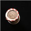 Image 3 : Mixed small cents 1c orig shotgun roll, 1916-s Wheat Cent, 1891 Indian Cent other end