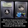 Image 1 : 1995-w Civil War . . Modern Commem Dollar 1 Grades GEM++ Proof Deep Cameo