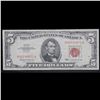 Image 2 : 1963 $5 Red seal United States Note . . Grades vf+