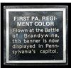 Image 3 : Flags of the American Revolution First PA. Regiment Color Flag .6oz .925 Sterling Silver Bar Grades