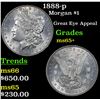 Image 1 : 1888-p Morgan Dollar $1 Grades GEM+ Unc