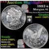 Image 1 : ***Auction Highlight*** 1882-s Morgan Dollar $1 Graded Select Unc+ DMPL By USCG (fc)