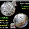 Image 1 : 1881-s Rainbow Toned Morgan Dollar $1 Grades Select Unc PL