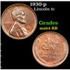 Image 1 : 1930-p Lincoln Cent 1c Grades Choice Unc RB
