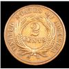Image 3 : 1865 Two Cent Piece 2c Grades vf+