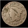 Image 2 : 1817 Coronet Head Large Cent 1c Grades vg+