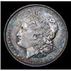 Image 2 : 1896-p Rainbow Toned Morgan Dollar $1 Grades Select Unc DMPL
