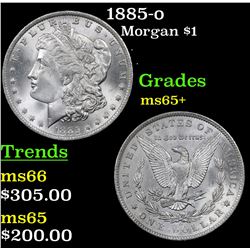 1885-o Morgan Dollar $1 Grades GEM+ Unc