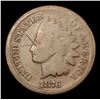 Image 2 : 1876 Indian Cent 1c Grades vg details