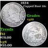 Image 1 : 1834 Capped Bust Dime 10c Grades vg+