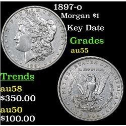 1897-o Morgan Dollar $1 Grades Choice AU