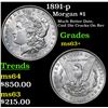 Image 1 : 1891-p Morgan Dollar $1 Grades Select+ Unc