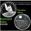 America In Space Survey Of Natural Resources 1oz. .999 Silver Round Grades