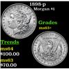 Image 1 : 1898-p Morgan Dollar $1 Grades Select+ Unc