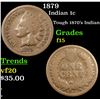 Image 1 : 1879 Indian Cent 1c Grades f+
