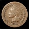 Image 2 : 1879 Indian Cent 1c Grades f+