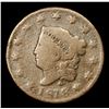 Image 2 : 1818 Coronet Head Large Cent 1c Grades vg+