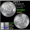 Image 1 : 1904-o Morgan Dollar $1 Grades Choice+ Unc