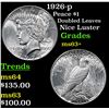 Image 1 : 1926-p Peace Dollar $1 Grades Select+ Unc