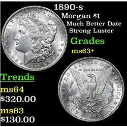1890-s Morgan Dollar $1 Grades Select+ Unc