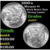 Image 1 : 1890-s Morgan Dollar $1 Grades Select+ Unc