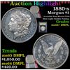 Image 1 : ***Auction Highlight*** 1880-s Morgan Dollar $1 Graded Choice Unc+ DMPL By USCG (fc)