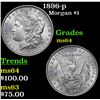 Image 1 : 1896-p Morgan Dollar $1 Grades Choice Unc