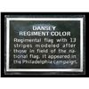 Image 3 : Flags of the American Revolution Dansey Regiment Color Flag .8oz .925 Sterling Silver Bar Grades