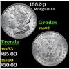 Image 1 : 1882-p Morgan Dollar $1 Grades Select Unc