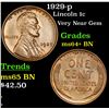 Image 1 : 1929-p Lincoln Cent 1c Grades Choice+ Unc BN