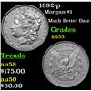 Image 1 : 1892-p Morgan Dollar $1 Grades Select AU