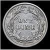 Image 3 : 1914-d Barber Dime 10c Grades xf+