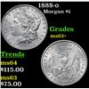 Image 1 : 1888-o Morgan Dollar $1 Grades Select+ Unc