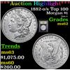 Image 1 : ***Auction Highlight*** 1882-o/s Top 100 Morgan Dollar $1 Graded Select Unc By USCG (fc)