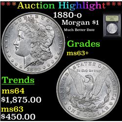 ***Auction Highlight*** 1880-o Morgan Dollar $1 Graded Select+ Unc By USCG (fc)