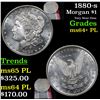 Image 1 : 1880-s Morgan Dollar $1 Grades Choice Unc+ PL