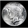 Image 2 : ***Auction Highlight*** 1927-p Peace Dollar $1 Graded Choice+ Unc By USCG (fc)
