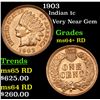 Image 1 : 1903 Indian Cent 1c Grades Choice+ Unc RD