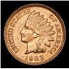 Image 2 : 1903 Indian Cent 1c Grades Choice+ Unc RD