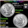 Image 1 : ***Auction Highlight*** 1889-o Morgan Dollar $1 Graded Select+ Unc By USCG (fc)