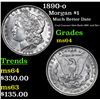 Image 1 : 1890-o Morgan Dollar $1 Grades Choice Unc
