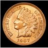 Image 2 : 1907 Indian Cent 1c Grades Choice+ Unc RB