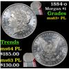 Image 1 : 1884-o Morgan Dollar $1 Grades Select Unc+ PL