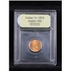 Image 4 : ***Auction Highlight*** 1874 Indian Cent 1c Graded Choice+ Unc RD By USCG (fc)