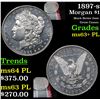 Image 1 : 1897-s Morgan Dollar $1 Grades Select Unc+ PL