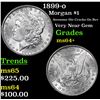 Image 1 : 1899-o Morgan Dollar $1 Grades Choice+ Unc
