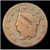 Image 2 : 1830 Coronet Head Large Cent 1c Grades vg details