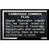 Image 3 : Flags of the American Revolution Cambridge Common Flag 1oz .925 Sterling Silver Bar Grades